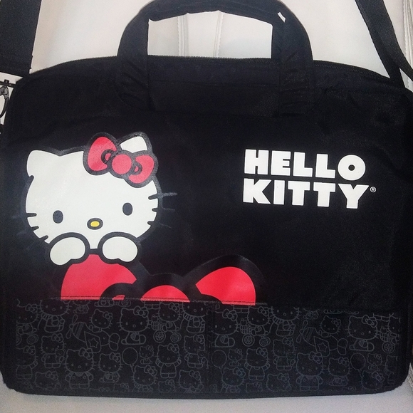 Hello Kitty Other - HELLO KITTY Laptop/Bookbag 15" Black Case